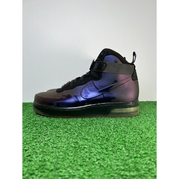 Nike Air Force 1 High Foamposite Eggplant 415419 550 SZ 9.5